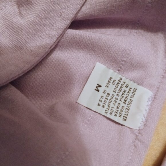 New Tiered Mini Skirt M 8/10 Lavender Drawstring waist Ribbon and beads Stretch - Picture 7 of 7